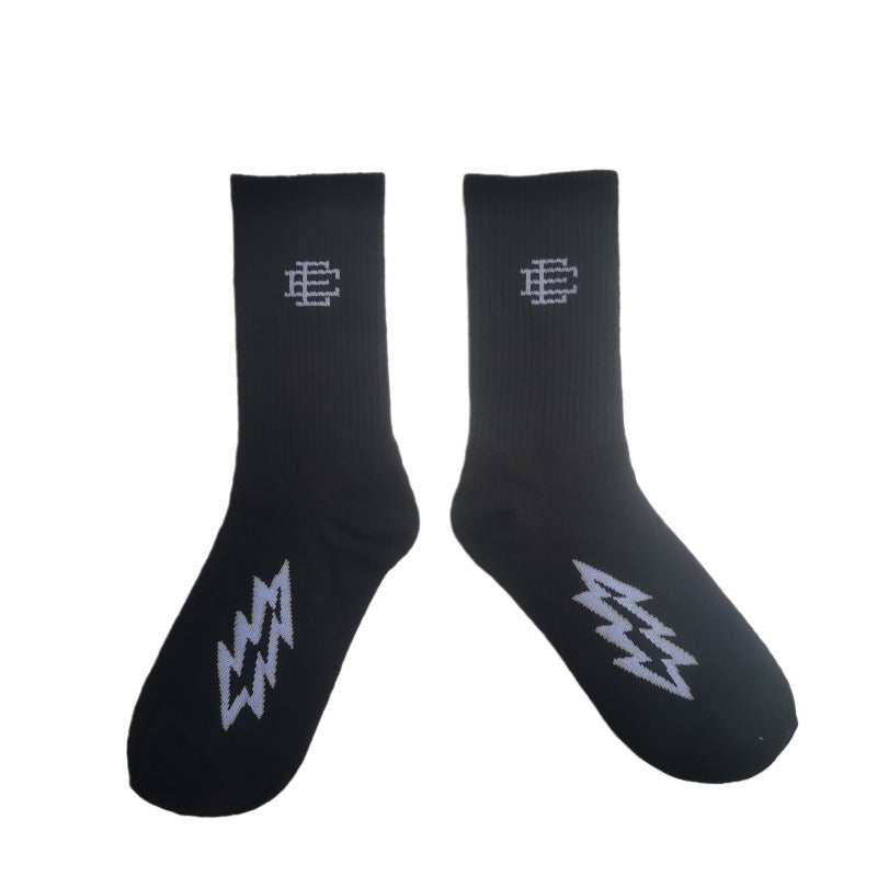 Men socks letter cotton socks